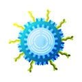 Rotavirus Color Virus Composition Royalty Free Stock Photo