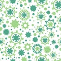Rotavirus seamless pattern Royalty Free Stock Photo