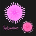 Rotavirus vector image