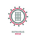 Rotavirus vector pictogram