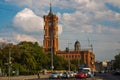 Rotes Rathaus, Red City Hall, red brick building, Berlin-Mitte, Berlin, Germany