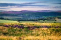 Rothbury Town from Lordenshaws Hillfort