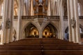 ROTHENBURG, GERMANY - AUGUST 29, 2019: St. James's Church in Rothenburg ob der Tauber, Bavaria state, Germa Royalty Free Stock Photo