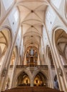 ROTHENBURG, GERMANY - AUGUST 29, 2019: St. James's Church in Rothenburg ob der Tauber, Bavaria state, Germa Royalty Free Stock Photo