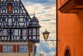 Rothenburg ob der Tauber, Bavaria -half timbered houses