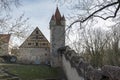 Rothenburg ob der Tauber an historic and medieval town and one of the most beautiful villages in Europe, Germany,