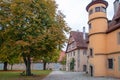 Hegereiter house in Old Quarter of Rothenburg Ob Der Tauber Royalty Free Stock Photo