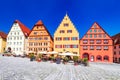 Rothenburg ob der Tauber, Marktplatz - Bavaria, Germany Royalty Free Stock Photo