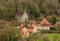 Rothenburg ob der Tauber with traditional German houses