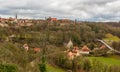 Rothenburg ob der Tauber with traditional German houses