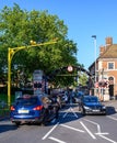 The Rotherhithe Tunnel approach seen at the south entrance in Rotherhithe, London, UK. Royalty Free Stock Photo