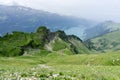 Rothorn Mountains and Lake Brienz - Switzerland Royalty Free Stock Photo