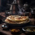 Roti Canai. Popular Dish of Malaysia