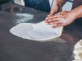 Roti Making, Indian traditional street food