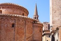 Rotonda di san lorenzo and bell tower of Basilica