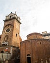 Rotonda San Lorenzo on Piazza delle Erbe in Mantua, Lombardy