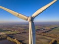 Rotor and Nacelle of Wind Turbine Royalty Free Stock Photo