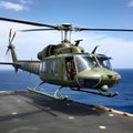 Rotorcraft majesty, capturing the beauty of the uh-1 helicopter