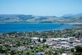 Rotorua city and lake view in New Zealand