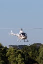 RotorWay Exec 162FA VH-DXB kit built helicopter on approach to land at Tyabb airport