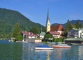 Rottach-Egern,Lake Tegernsee Royalty Free Stock Photo