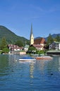 Rottach-Egern,Lake Tegernsee,Germany Royalty Free Stock Photo