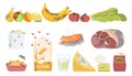 Rotten Food Icon Set