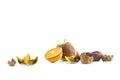 Assorted rotten fruits Royalty Free Stock Photo