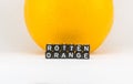 Rotten orange