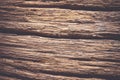 Rotten wood with lines broken pattern, weathered cracked vignette grunge texture Royalty Free Stock Photo