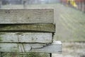 Rotten wood texture, blurry background Royalty Free Stock Photo