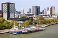 Rotterdam city, TheNetherlands, sea port Royalty Free Stock Photo