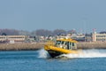 KRVE small fast pilot boat vessel at Hoek van Holland Royalty Free Stock Photo