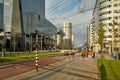 Rotterdam city center view