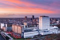 Rotterdam, Netherlands City Skyline at Dusk Royalty Free Stock Photo