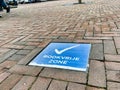 Sign of smoke free zone in netherlands Royalty Free Stock Photo