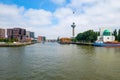 Euromast Rotterdam and modern apartment close to the harbor of Rotterdam