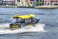 Watertaxi at full speed Royalty Free Stock Photo