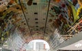 The inside of the The Markthal Market Hall