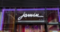 ROTTERDAM, NETHERLANDS - SEPTEMBER 13, 2025 - Jamin candy store in Rotterdam displaying colorful facade and neon lights Royalty Free Stock Photo