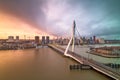 Rotterdam, Netherlands Skyline Royalty Free Stock Photo