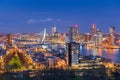 Rotterdam, Netherlands Skyline at Night