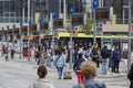 rotterdam, the Netherlands - 2022-06-14: Zuidplein bus terminal, public transport hub of Rotterdam Royalty Free Stock Photo