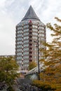 The Blaaktoren building nicknamed The Pencil in Rotterdam, the Netherlands