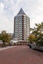 The Blaaktoren building nicknamed The Pencil in Rotterdam, the Netherlands