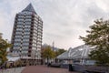 The Blaaktoren building nicknamed The Pencil in Rotterdam, the Netherlands