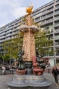 Monument Ode to Marten Toonder in Rotterdam, the Netherlands