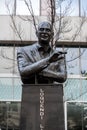 Statue of Pim Fortuyn, a Dutch politician, Rotterdam, NL Royalty Free Stock Photo