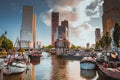 Rotterdam Old Harbor Royalty Free Stock Photo