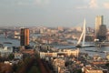 Rotterdam skyline Royalty Free Stock Photo